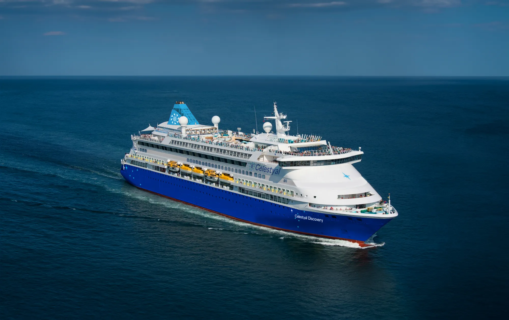 Celestyal Discovery cruise ship in the Mediterranean